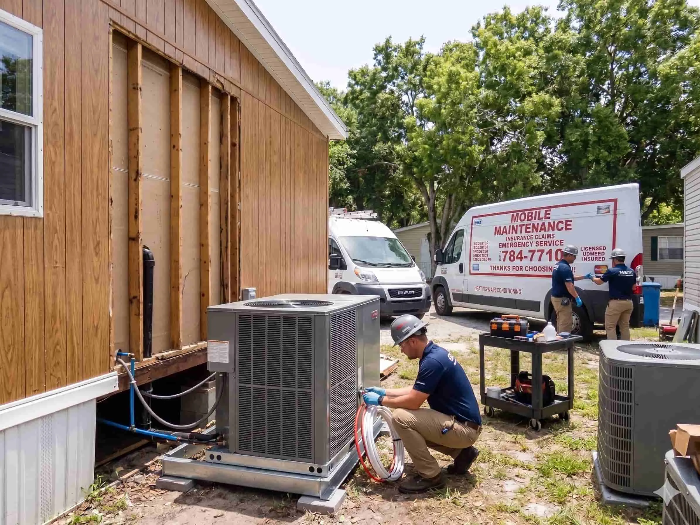 Manufactured Home Cooling Services in Anoka County, Minnesota and Ramsey County, Minnesota