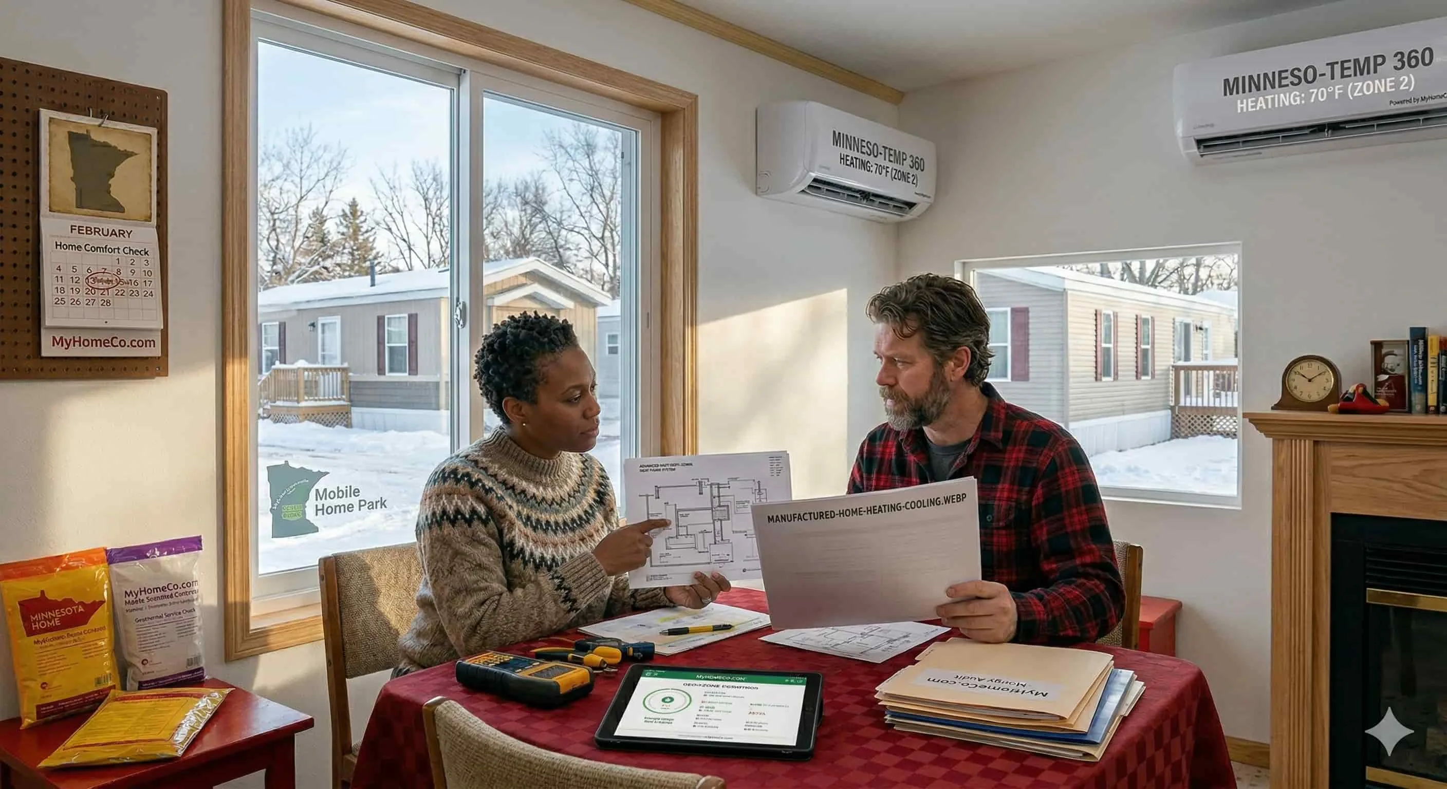 Manufactured Home Heating Services in Anoka County, Minnesota and Ramsey County, Minnesota