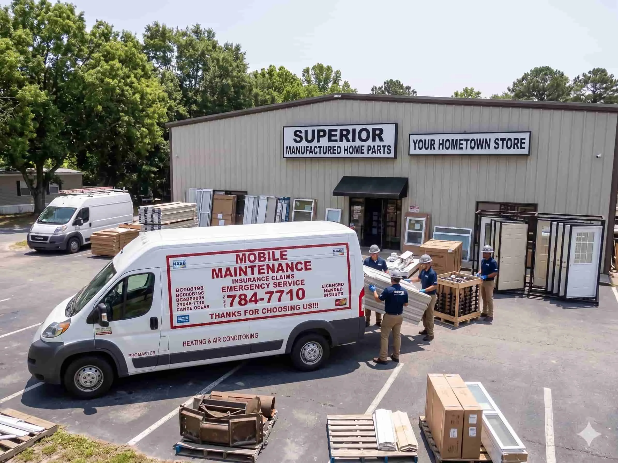 Manufactured Home Parts and Supplies in Anoka County, Minnesota and Ramsey County, Minnesota