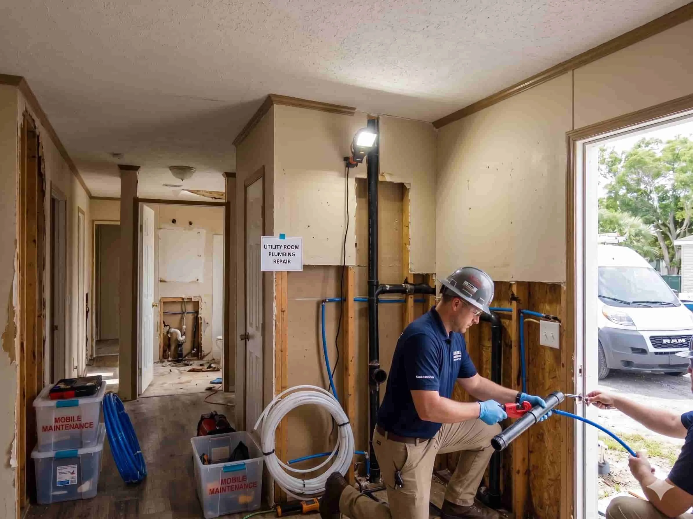 Manufactured Home Plumbing Services in Anoka County, Minnesota and
