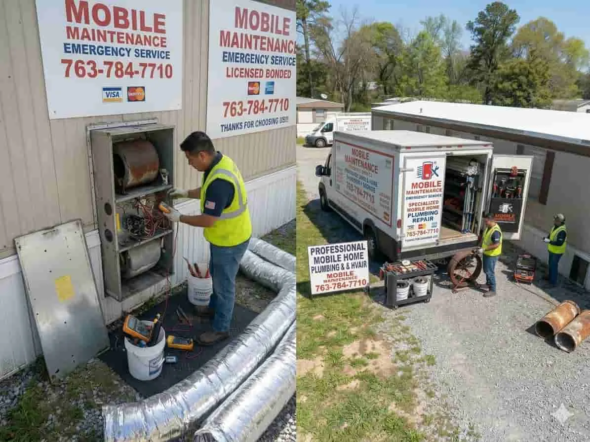 Mobile Home Furnace Repair in Anoka County, Minnesota and Ramsey County, Minnesota
