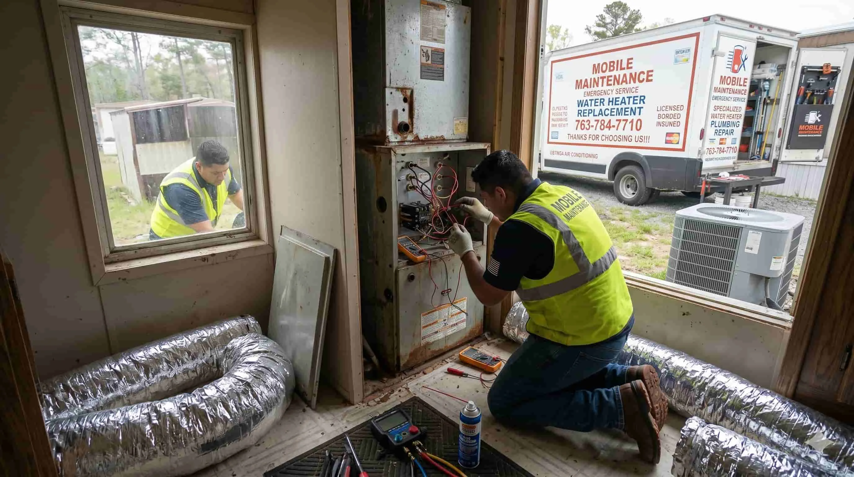 Mobile Home HVAC Repair in Anoka County, Minnesota and Ramsey County, Minnesota