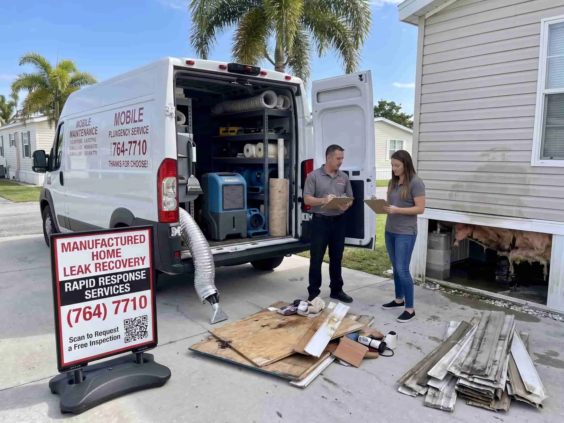 Mobile Home Leak Repair in Anoka County, Minnesota and Ramsey County, Minnesota