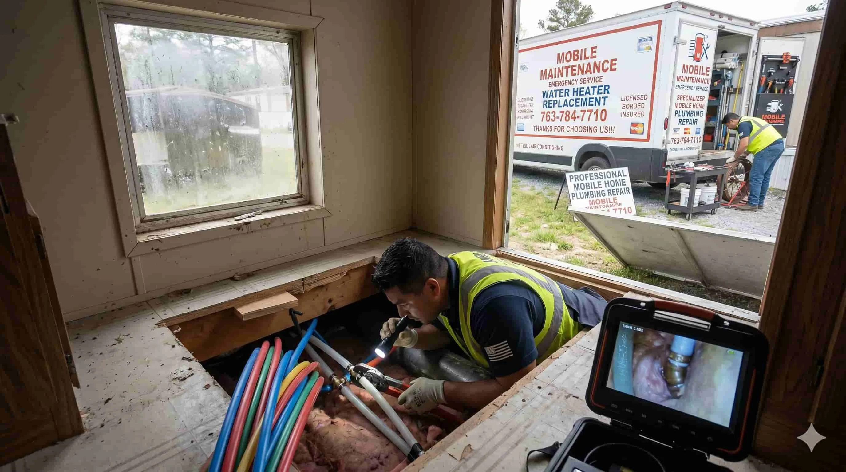 Mobile Home Plumbing Repair in Anoka County, Minnesota and Ramsey County, Minnesota