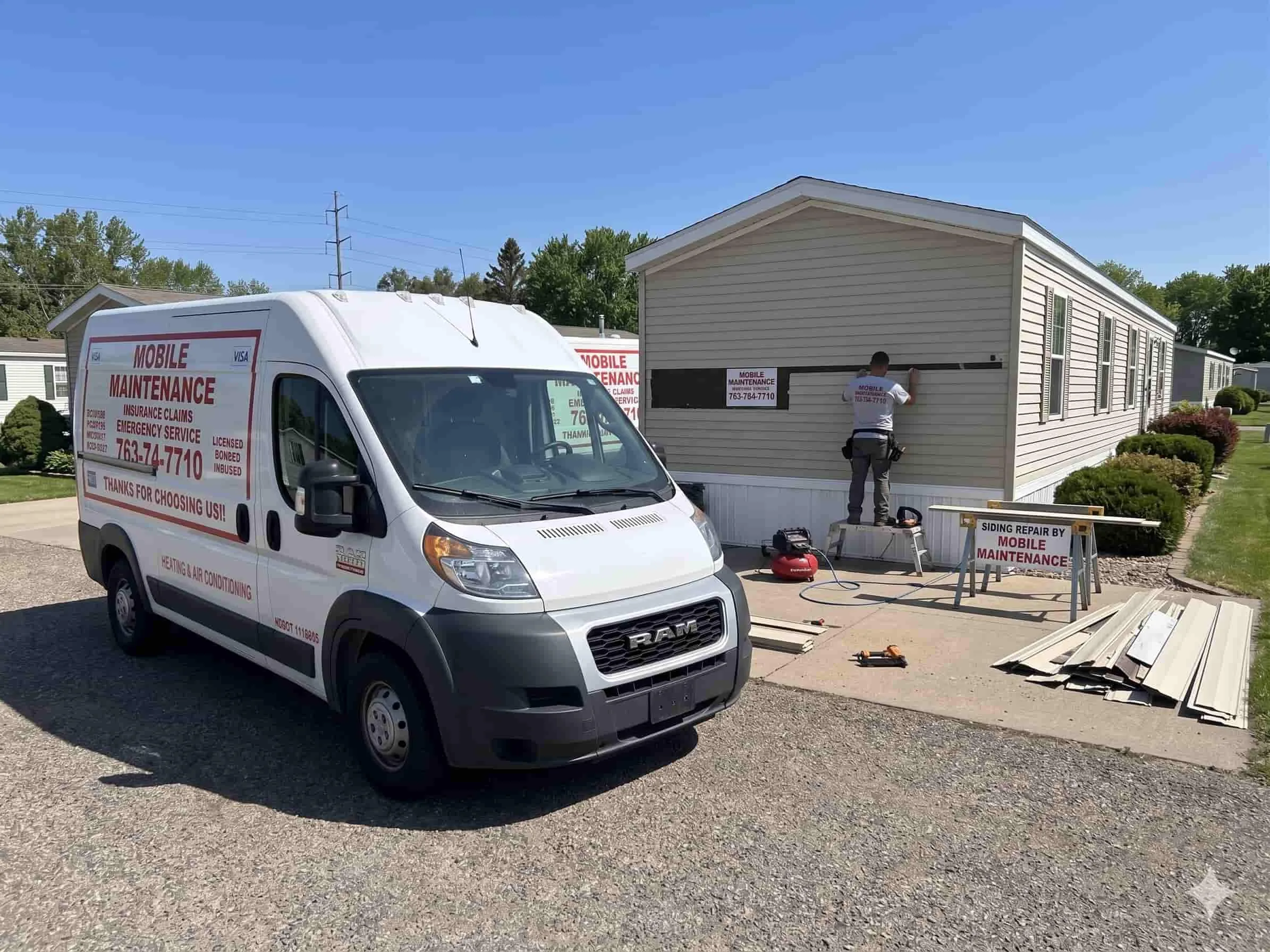 Mobile Home Siding Repair in Anoka County, Minnesota and Ramsey County, Minnesota