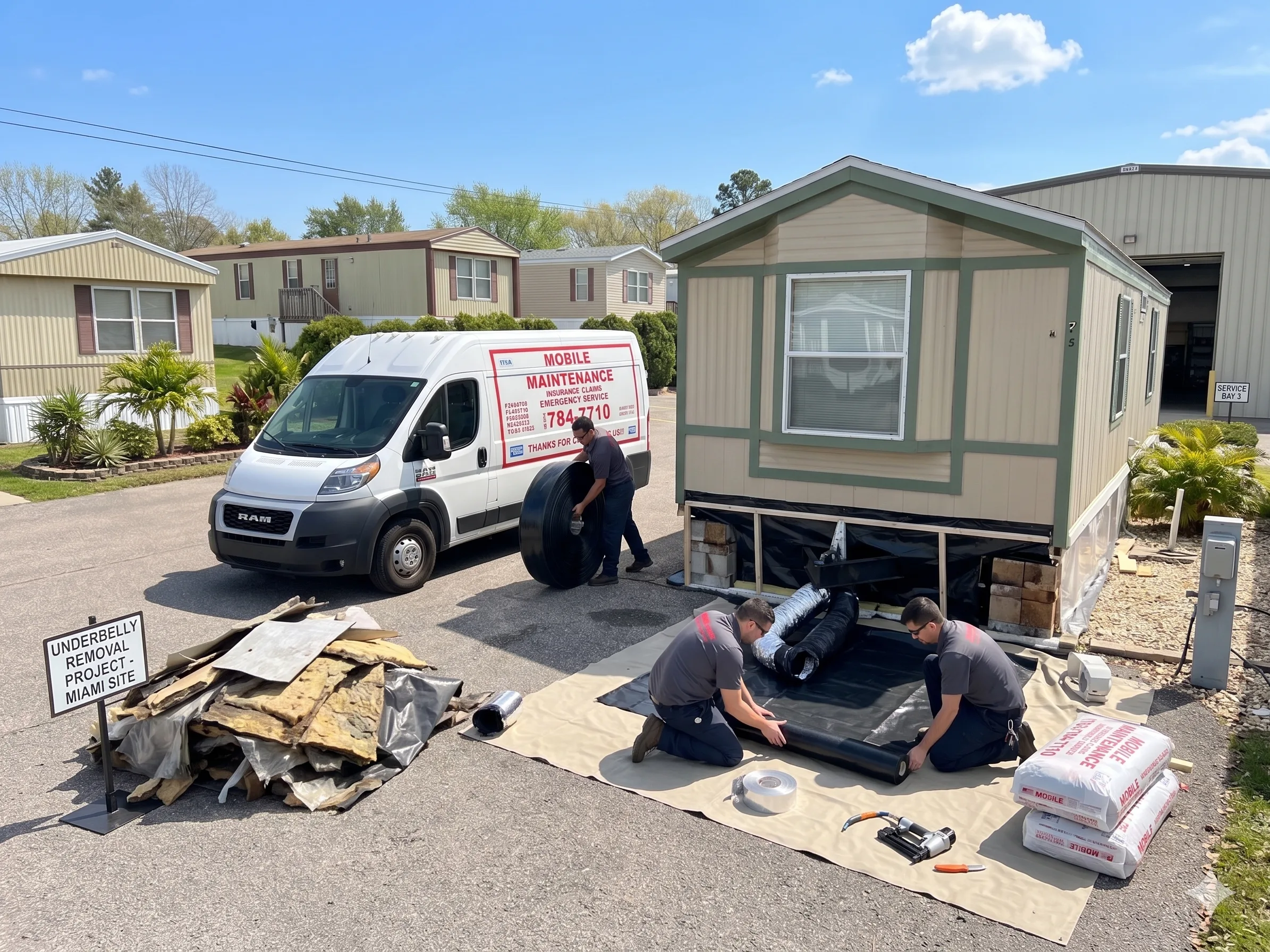 Mobile Home Underbelly Repair in Anoka County, Minnesota and Ramsey County, Minnesota